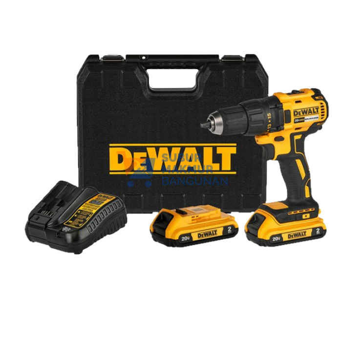 DEWALT DCD7771D2-B1 Mesin Bor Cordless Brushless XR Drill Driver KIT 20V