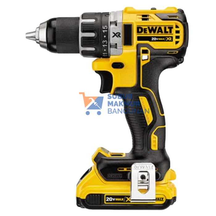 DEWALT DCD791D2-B1 Mesin Bor Cordless Brushless XR Drill Driver 18V 2AH