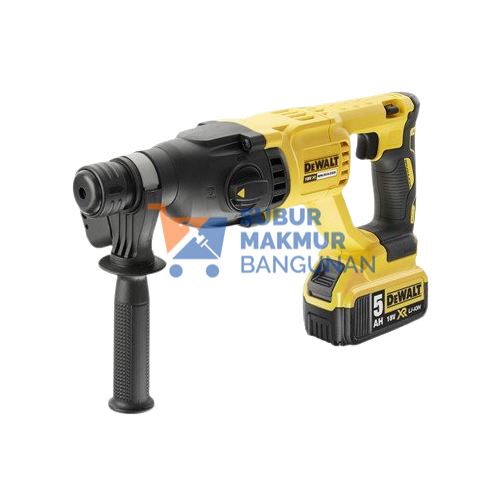 DEWALT DCH133P2-KR Mesin Bor Rotary Hammer Cordless XR Heavy Duty 3 Mode 26MM 2.6J 18V 5AH