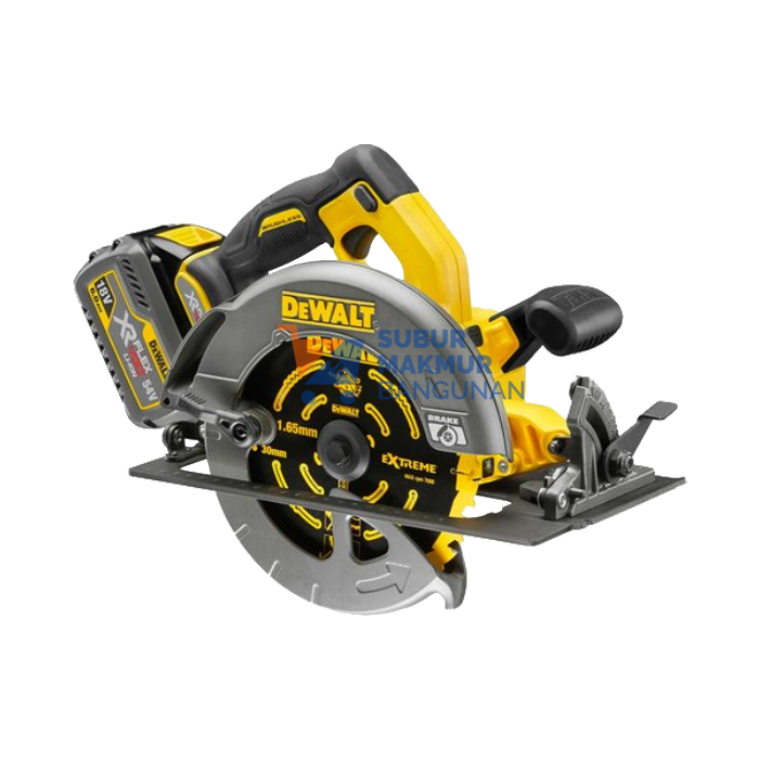 DEWALT DCS575T2-KR Mesin Gergaji Cordless XR FLEXVOLT Circular Saw 54V 6AH