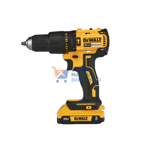 [DEWALT-DCD7781D2-B1] DEWALT DCD7781D2-B1 Mesin Bor Cordless Brushless XR Hammer Drill 20V 2.0Ah Kit