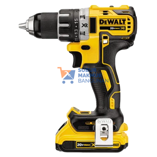 [DEWALT-DCD791D2-B1] DEWALT DCD791D2-B1 Mesin Bor Cordless Brushless XR Drill Driver 18V 2AH