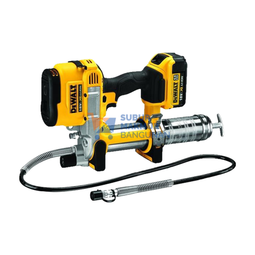 [DEWALT-DCGG571M1-QW] DEWALT DCGG571M1-QW Mesin Grease Gun Cordless XR 18V 4.0AH