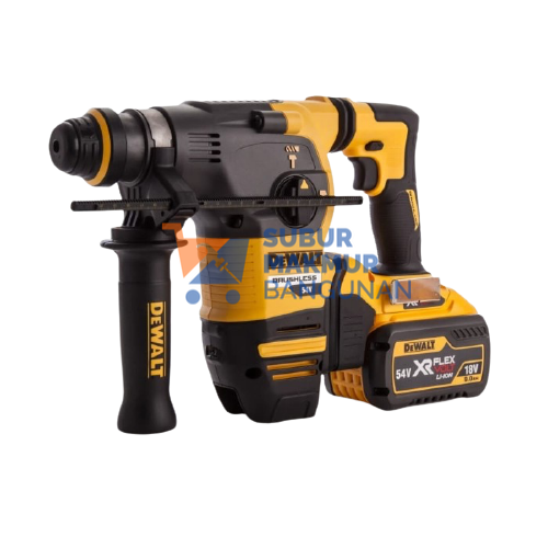 [DEWALT-DCH333X2-KR] DEWALT DCH333X2-KR Mesin Bor Rotary Hammer Cordless XR FLEXVOLT 3 Mode 54V 9AH