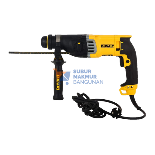 [DEWALT-D25123KB-B1] DEWALT D25123KB-B1 Mesin Bor Hammer Drill SDS Plus 3 Mode 2.9J 800W + Bit